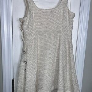 Zara Beige Tweed dress